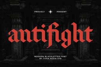 Antifight Font: Bold Typography for Impactful Design
