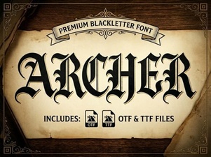 Creative Typography with Archer Font for Modern Design Projects