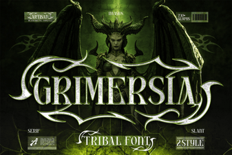 Grimersia Font: Bold Typography for Creative Projects