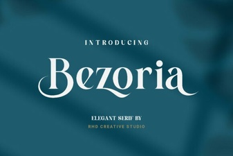 Bezoria: Elegant Serif for Sophisticated Design Projects